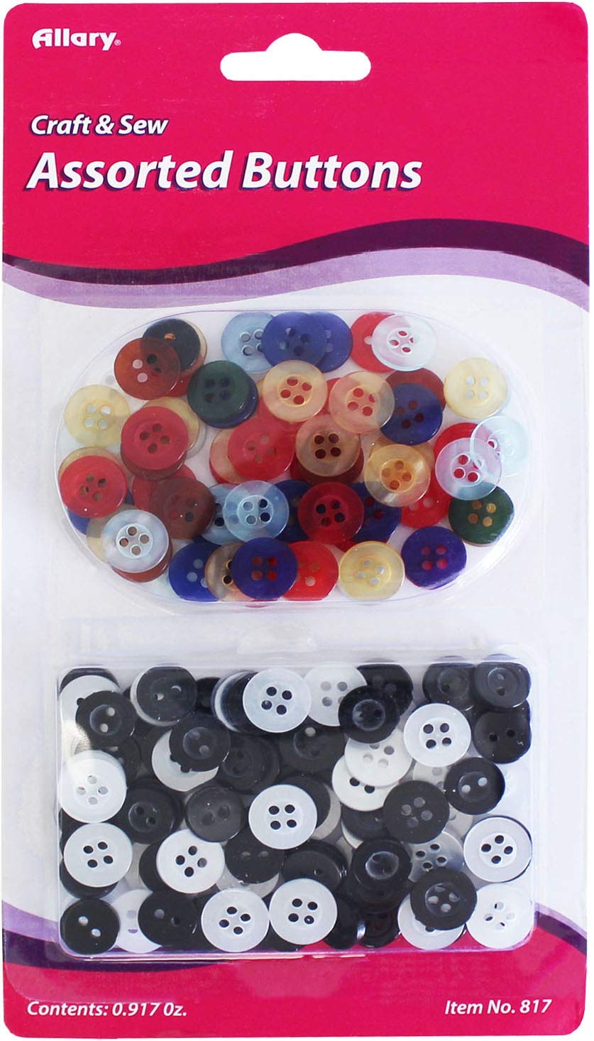 Allary Craft & Sew Assorted Buttons