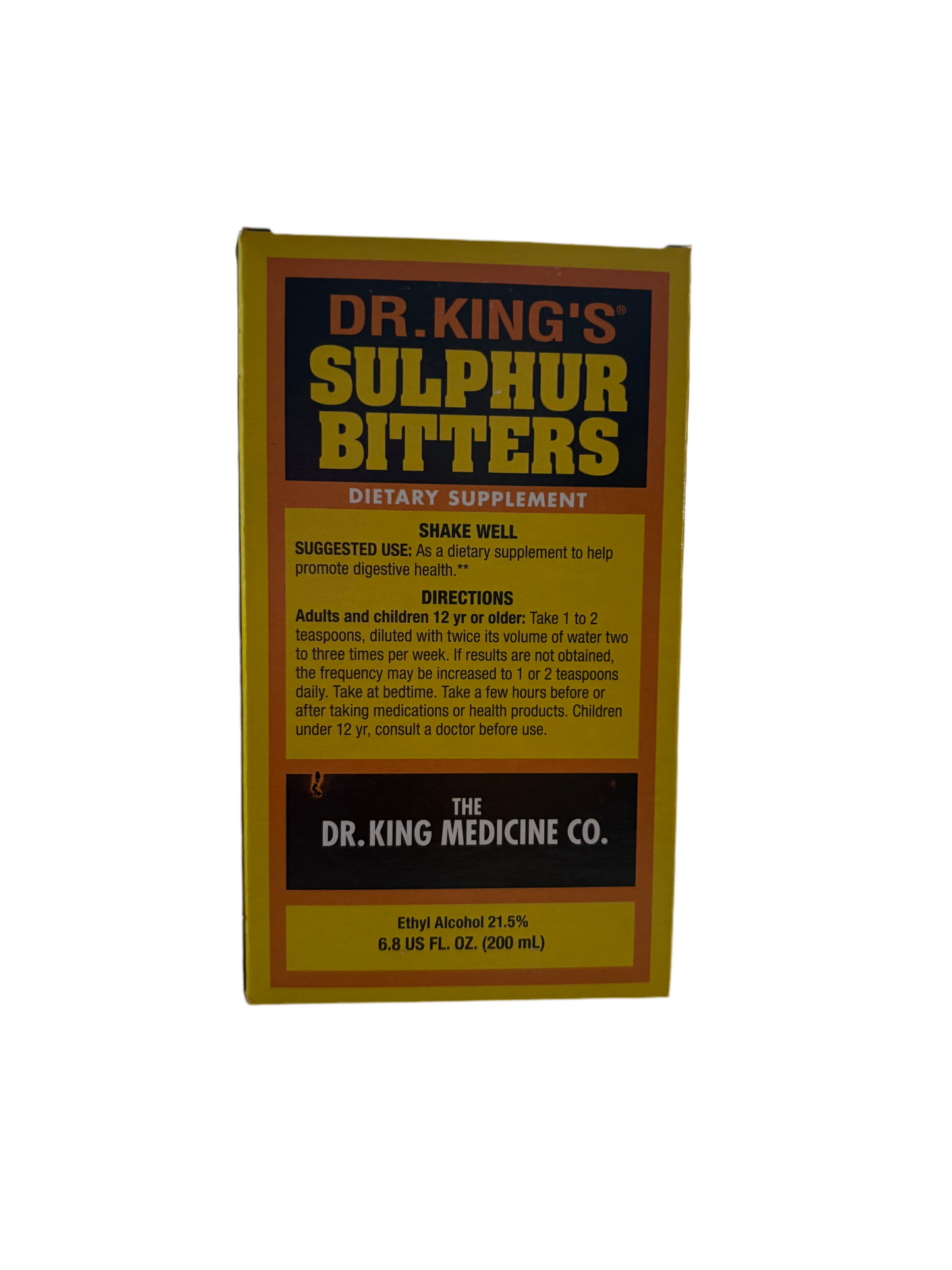 Dr King Sulphur Bitters