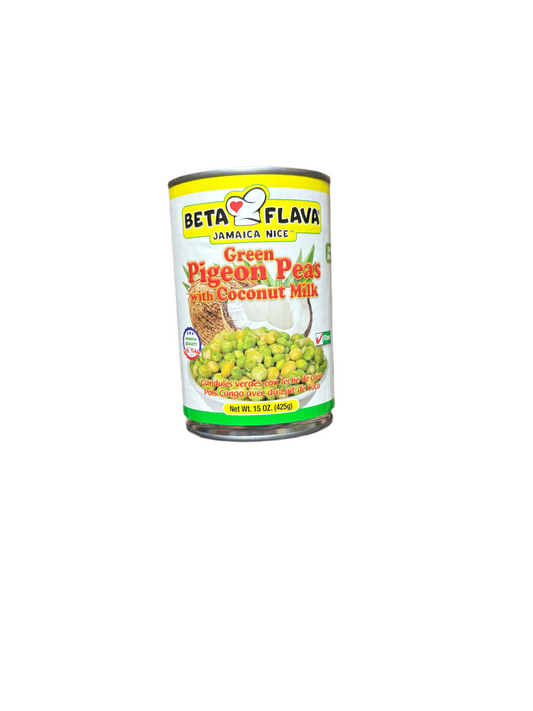Beta Flava Green Pigeon Peas with Coconut Milk