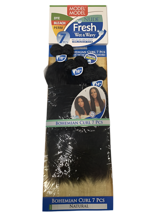 Model Model Fresh Wet Wavy Brazilian Virgin Remy 100% Human Hair