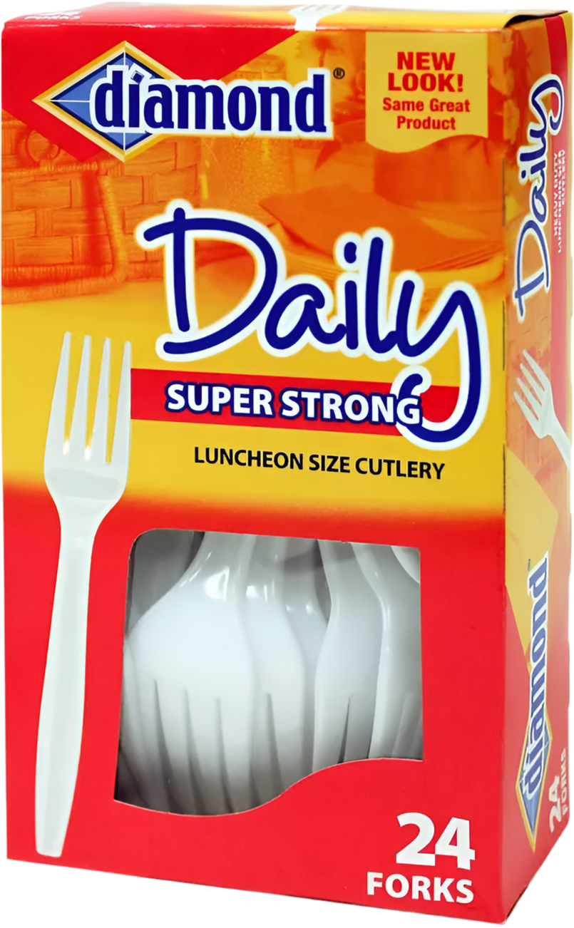 Diamond Daily Super Strong Luncheon Size Cutlery