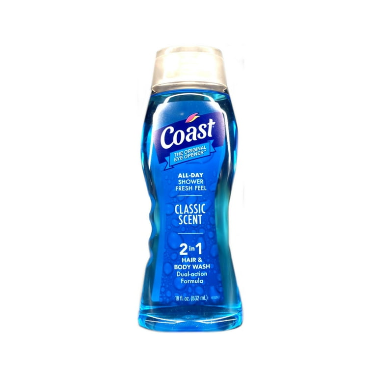 Coast 2 in 1 Hair and Body Wash