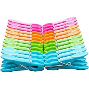 24 Pcs Plastic Clothes Pin